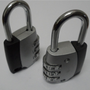密码锁-317阴阳双色密码挂 箱包锁 健身房 旅行