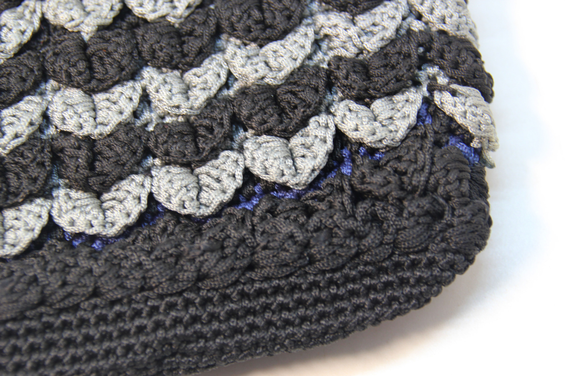 【批发纯手工编织小提包 钩针小包】