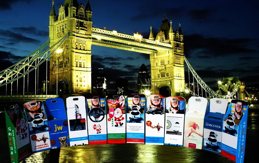 JC产品展会带轮手拉箱展示图