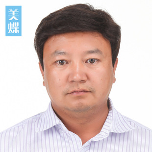 美蝶 中老年男士真发假发 大方气质 短发爸爸jiafa 蓬松自然逼真
