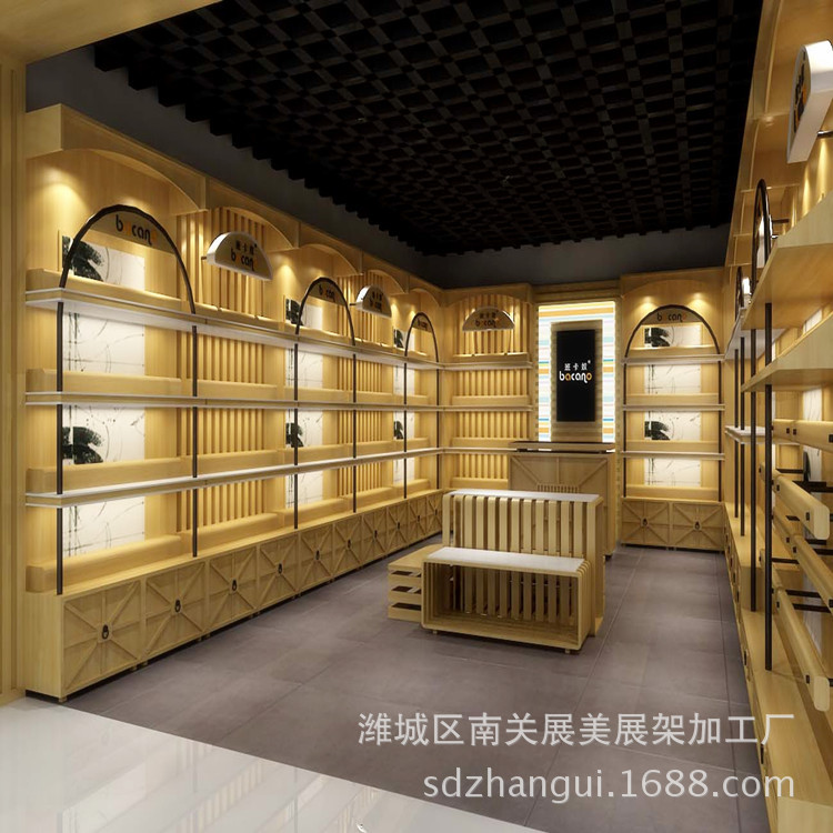 展示柜-专业<em>女鞋</em>烤漆展示柜皮包展柜-展示柜尽