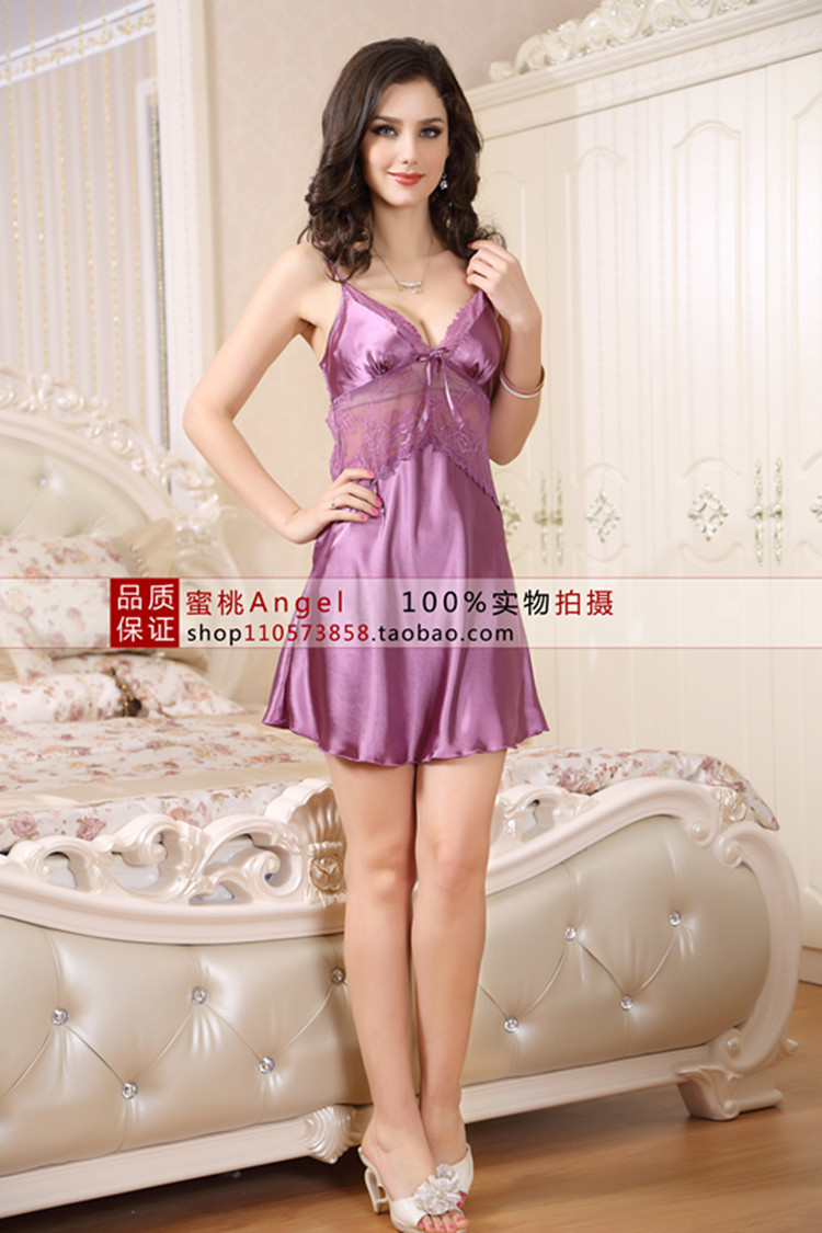 【外贸出口原单高端<em>丝质女式睡衣</em>性感家居服 