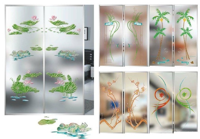 移门玻璃打印效图