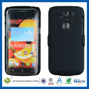 手机保护套-华为 P1\/U9202L-2 横条纹滑套 华为