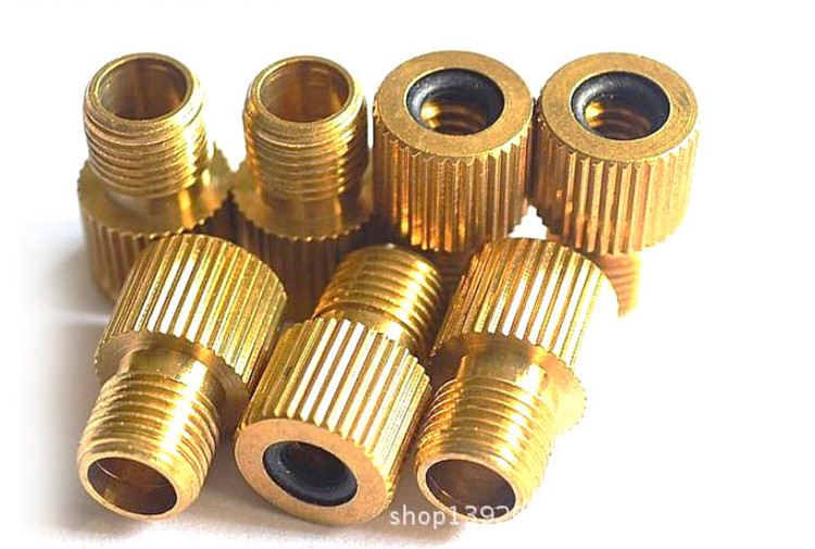 促销自行车气门转接头转换法转美法嘴转美嘴山