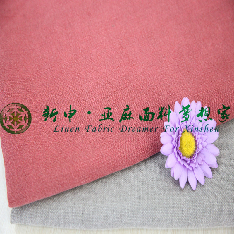 SJ120201-1純亞麻石磨布