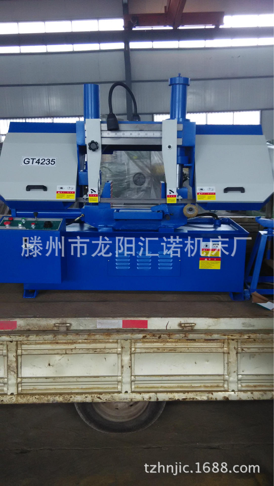 专业销售小型锯床 龙门式带锯床 GT4235金属带锯床 售后一年