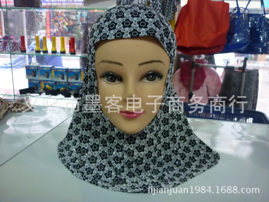 外贸头巾 穆斯林小女孩盖头 沙特阿拉伯穆斯林