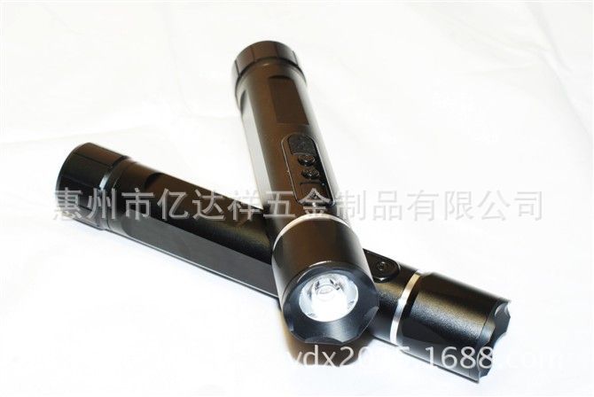 厂家供应电子巡更手电筒外壳加工 铝合金手电筒加工