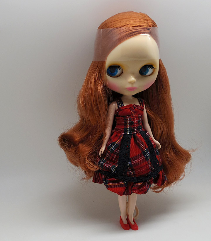 【正版takara blythe 小布娃娃 大头妹 裸娃 适合