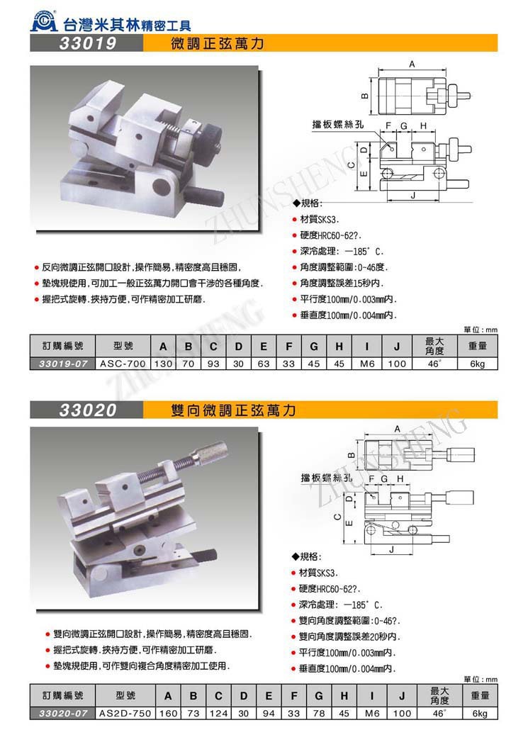33019-33020微调正弦万力