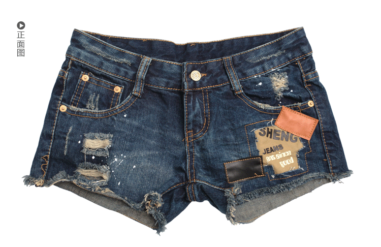 欧洲站 2014春装<em>牛仔短裤女</em>夏<em>韩版潮</em>热裤优质