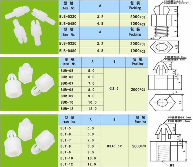 隔離柱六角 間隔柱圓體 PCB板隔離柱間隔柱