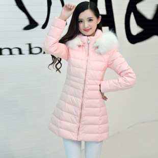 批发采购女式羽绒服-最幸运金鸡心公主款中长
