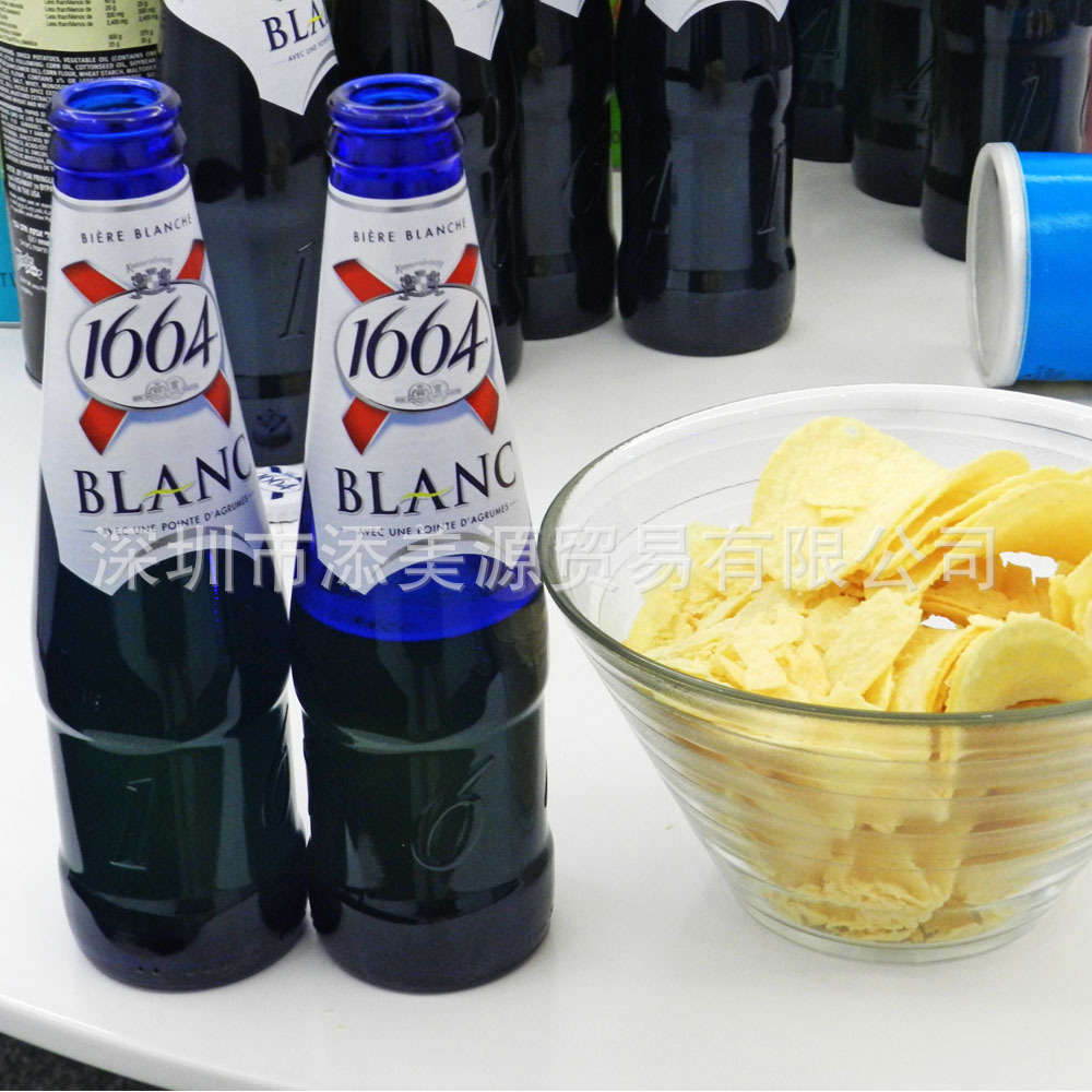 1664白啤酒330ml*24 法国原装进口 凯撒1664休闲娱乐来一瓶