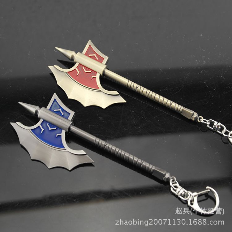 L英雄联盟兵器 狂战士奥拉夫经典米字手斧武器