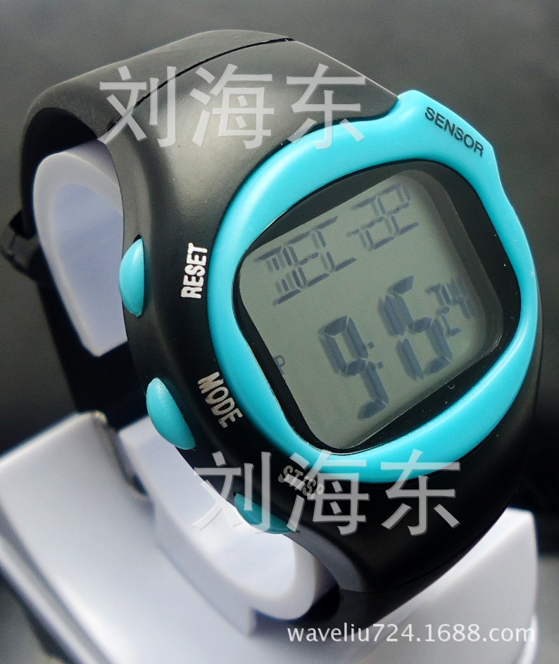 【厂家供应可测量心跳脉搏次数运动腕表表 心