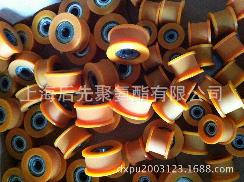 聚氨酯轴承轮包胶6000轴承包胶轮