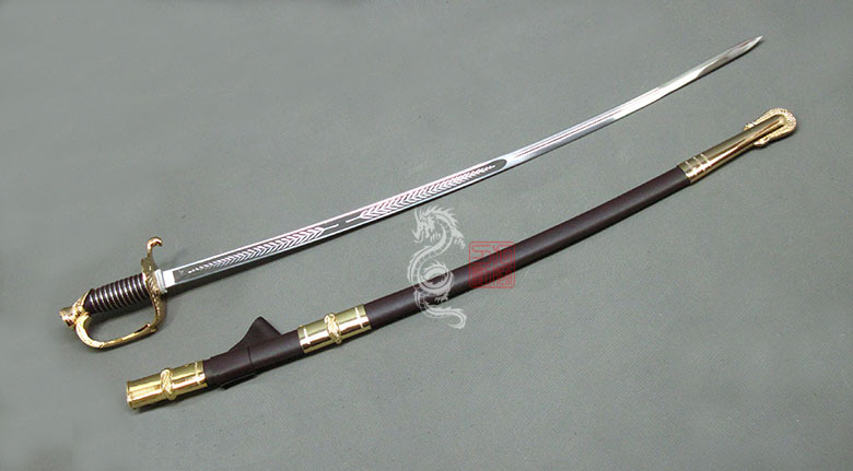 击剑、武术用品-龙泉宝剑不锈钢花纹剑身 仪仗