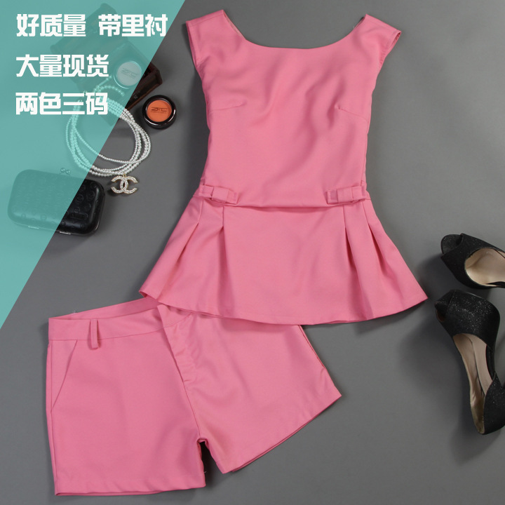 2014新款夏装欧洲站韩版名媛<em>小香风</em>休闲时尚