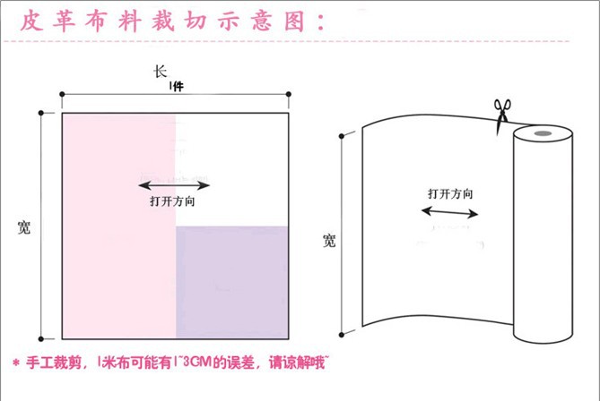 裁剪布料示意图