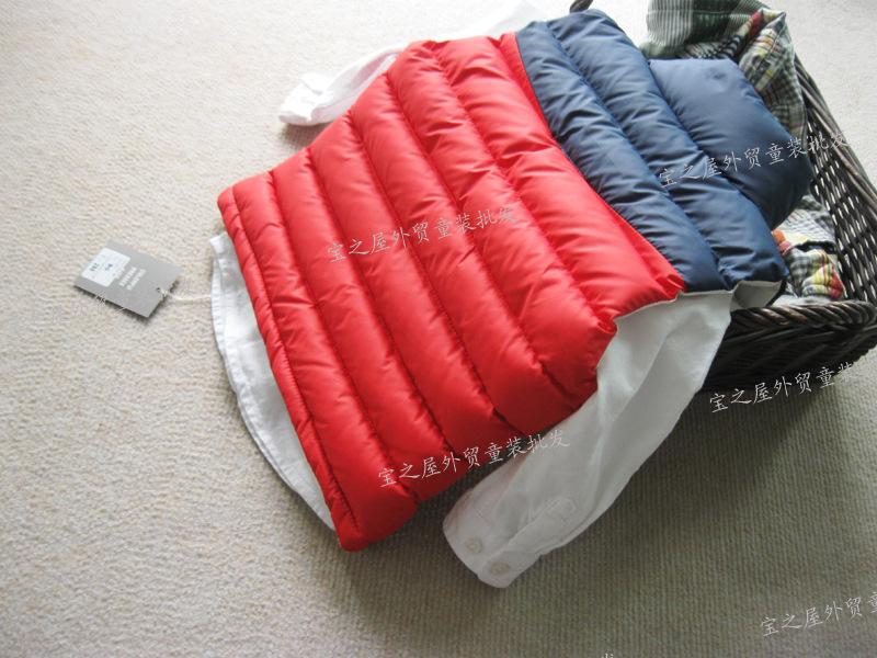 童<em>马甲</em>、背心-质感秋季拼色立领<em>马甲批发商</em>好