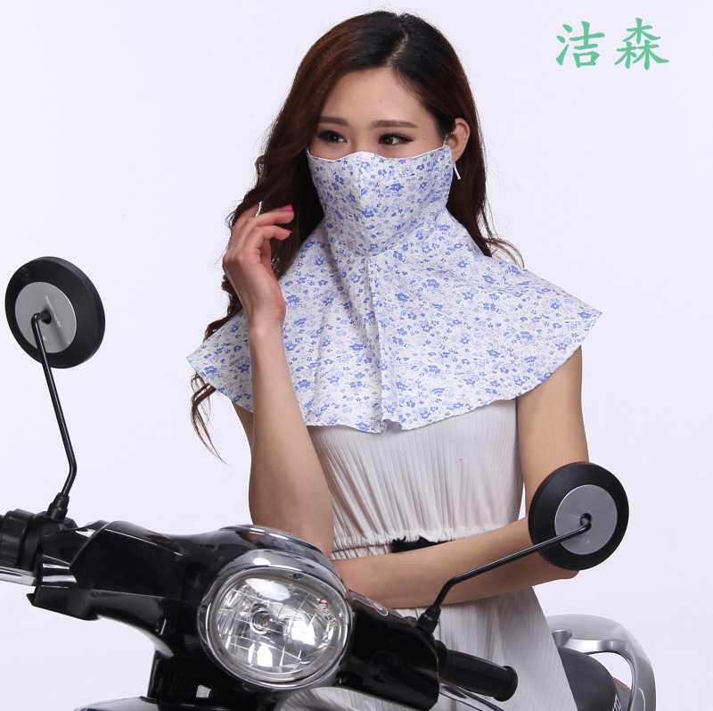 防护-防紫外线女士口罩 全棉3D立体防护口罩 