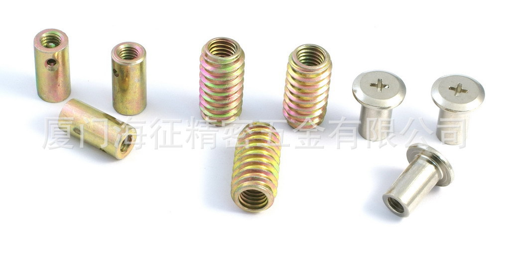 厂家供应多种紧固件件非标铜螺母加工
