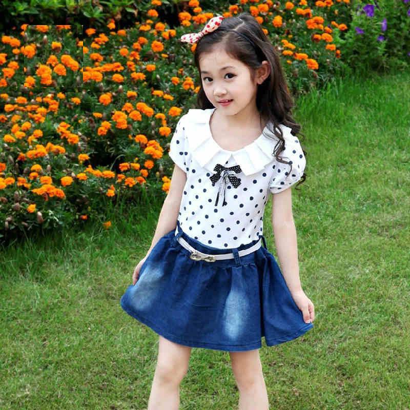 款女裙 女童牛仔连衣裙夏装 <em>韩版小女孩裙子</em> 图