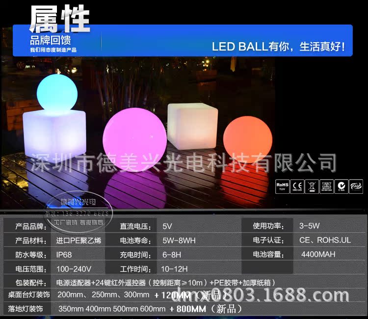 LED发光球-描述5