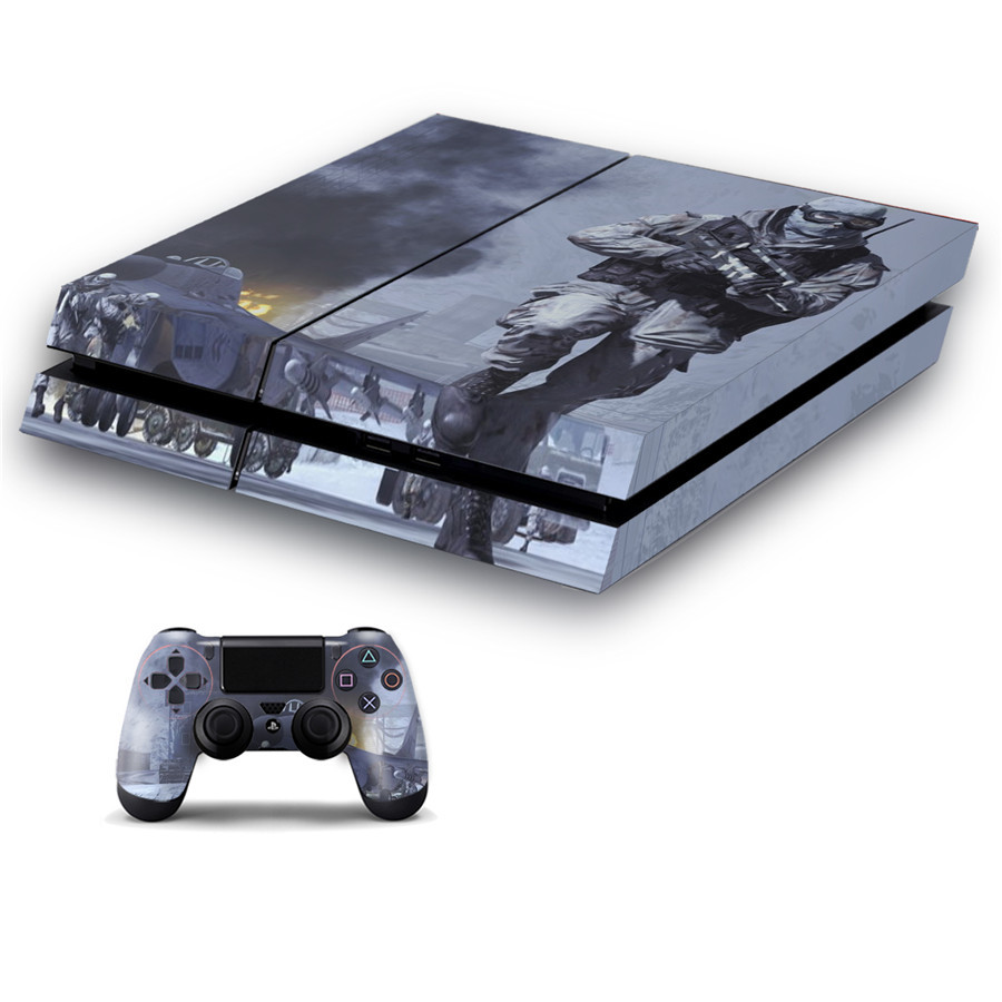 家用游戏机-索尼PS4贴膜 游戏机全身贴膜 PS