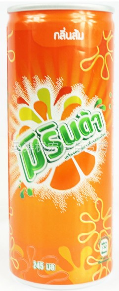 泰國進(jìn)口 百事可樂 美年達(dá)橙味飲料 罐裝 245ml*24聽/件