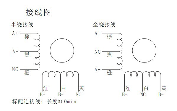 信浓57mm步进电机 两相混合步进电机