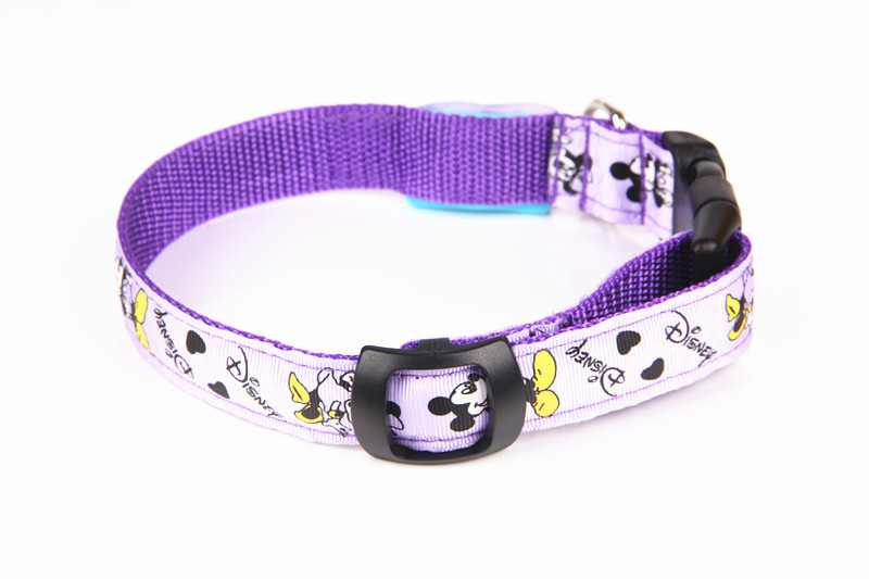 【宠物牵引用品 小型犬泰迪狗圈 小狗米奇LED发光夜光狗狗项圈】价格,厂家,图片,宠物链圈、绳带,永嘉县正兴宠物休闲用品有限公司-马可波罗网