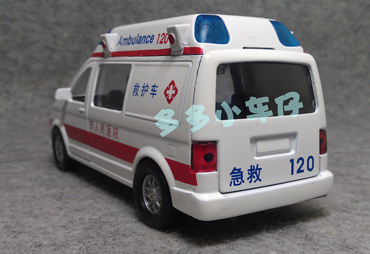车模型-儿特爱合金车模 120救护车模型-急救车