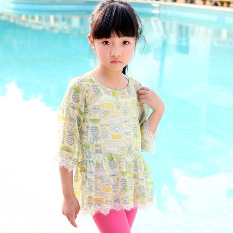 芒果贝贝2014夏季新品<em>女童批发</em>韩版时尚女童