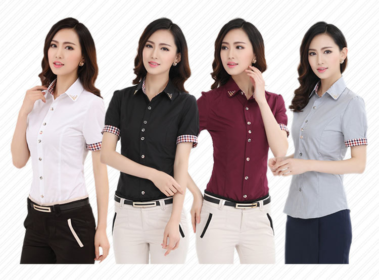 发采购女式衬衫-2014夏季新款<em>女上衣职业装</em> 工
