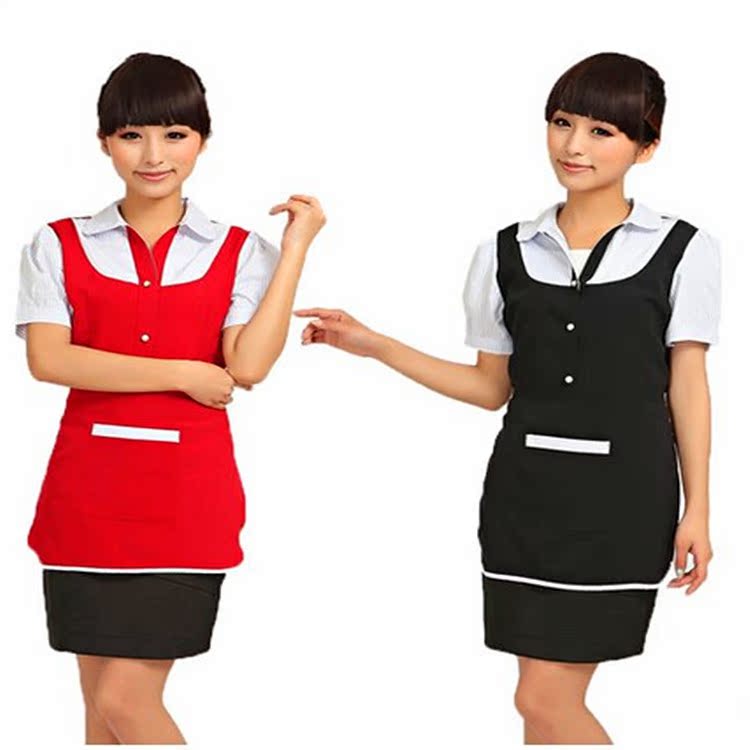 酒店工作服,饭店火锅店茶楼服务员工作服,厂家