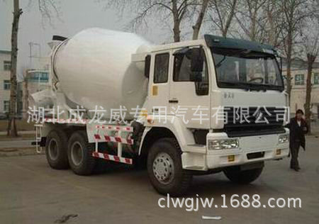 重汽金王子后八轮混凝土搅拌运输车8-12立方混凝土搅拌车41