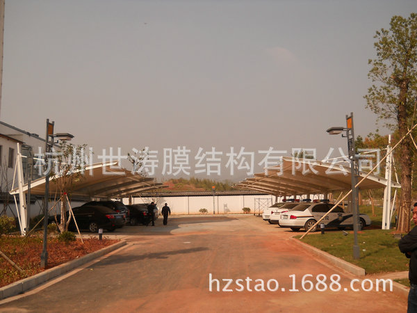 9-2 工程名称：绩溪县人民法院膜结构车棚 (4)