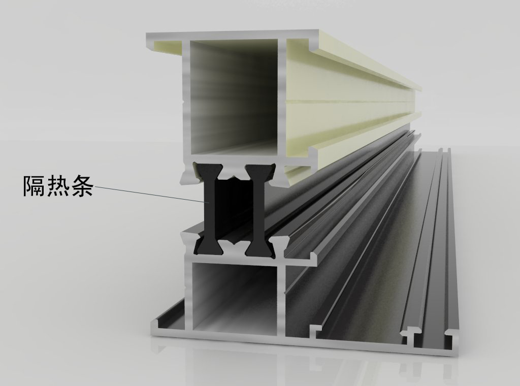 尼龙隔热条是专业用于铝合金之间的连接条,具有很强的隔热性和阻燃