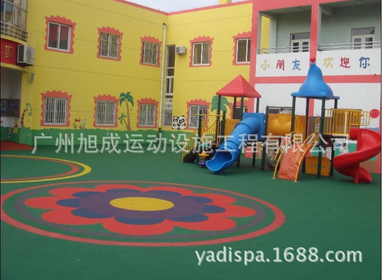 EPDM橡胶颗粒地面1