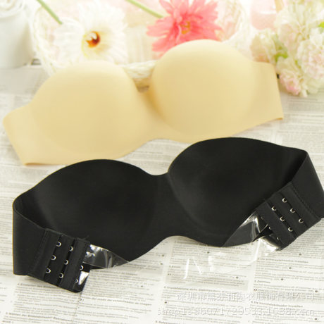 一片式无缝隐形<em>文胸</em> 少女<em>半杯胸罩</em> 无痕1/2<em>杯</em>套