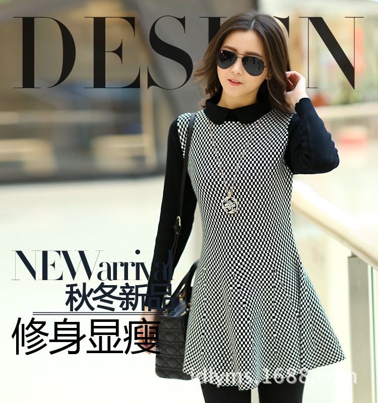 <em>2014</em>春<em>冬装毛衣</em>欧美女装针织衫新款针织小方