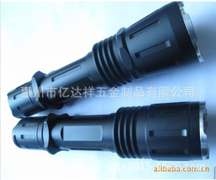 LED手电筒研发，设计，生产 工厂数控车床加工，手电筒外壳加工