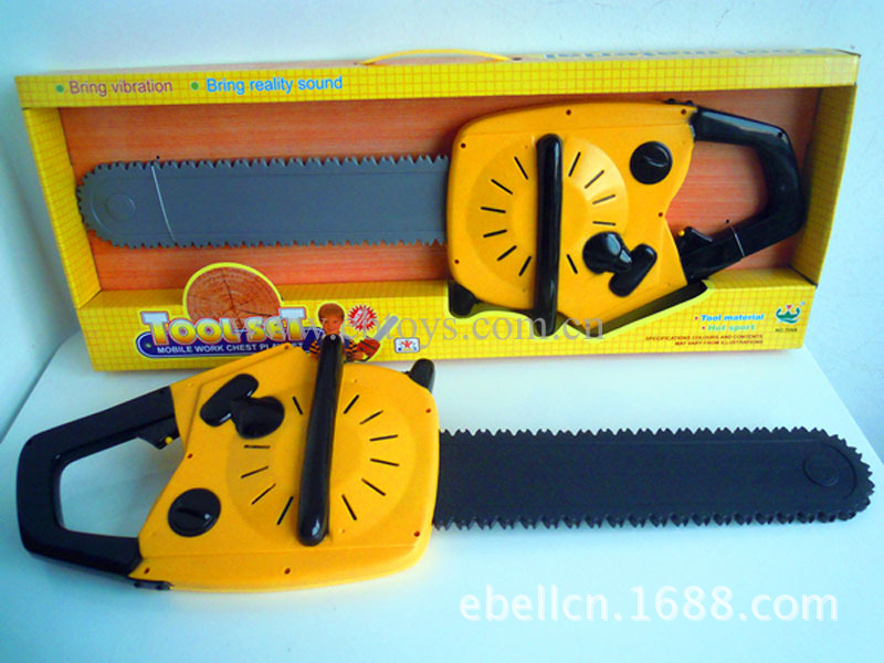 供应儿童电动工具 电动锯玩具 仿真工具电锯 伐