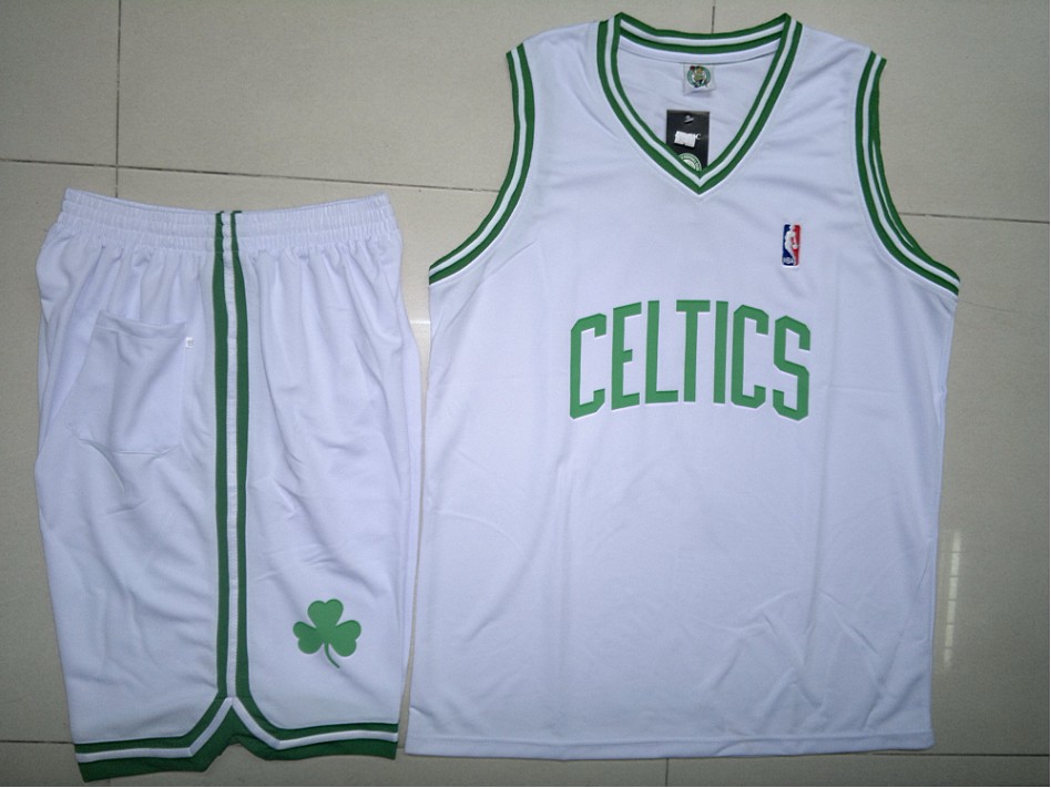 足球服-凯尔特人绿色白色篮球服 篮球比赛服 训