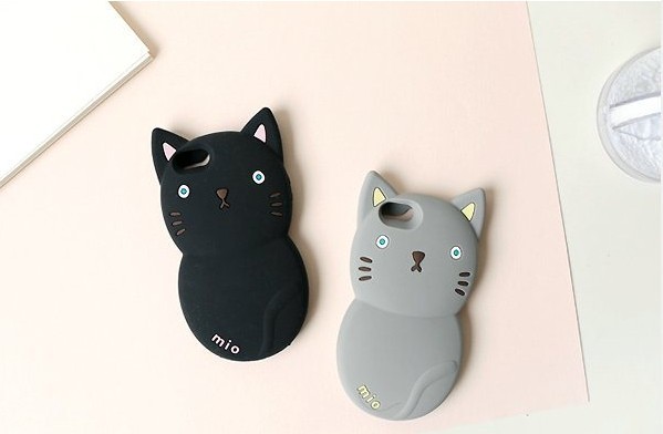 手机保护套-新品韩国超级萌猫 iPhone5S手机壳