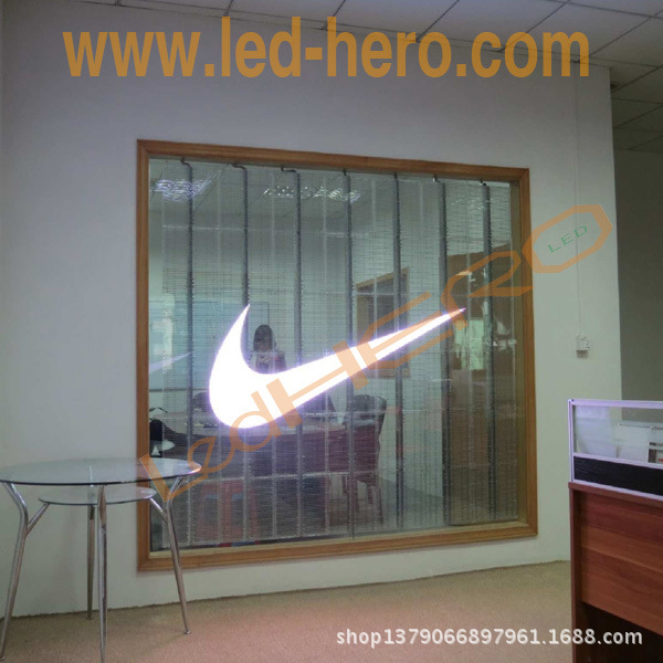 超清超薄led玻璃显示屏\/隐形式led电子屏\/高亮