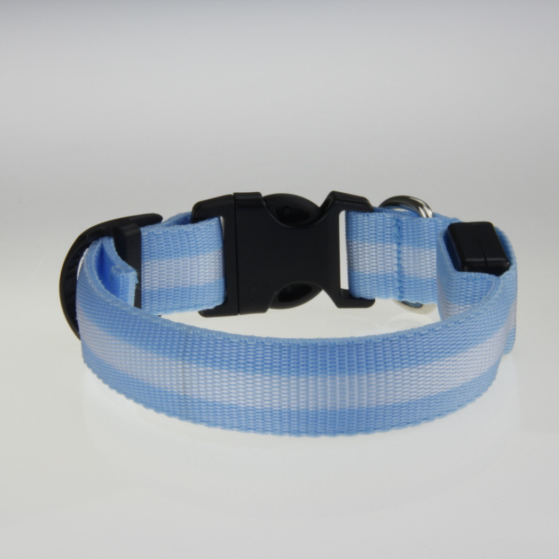 2.5cm条纹光纤狗项?个规?个颜 发光狗项 (31